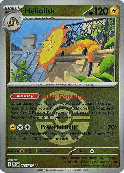 Heliolisk - 064/217 (Quick Ball)-#064/217-Standard