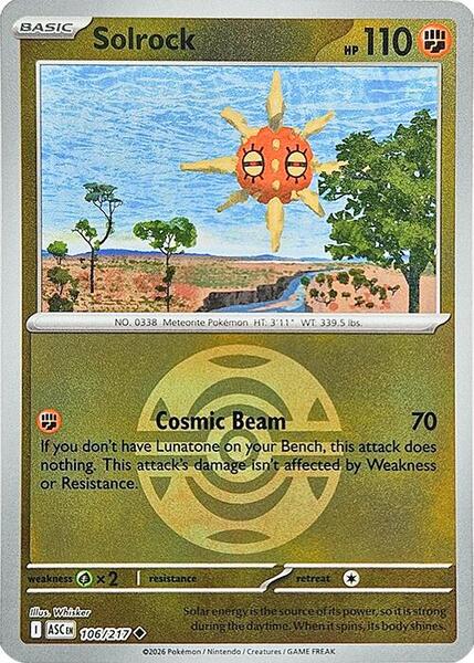 Solrock (Dusk Ball)-#106/217-Standard