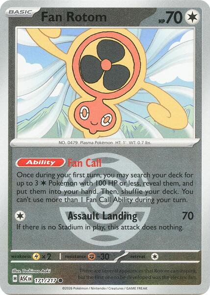 Fan Rotom - 171/217 (Dusk Ball)-#171/217-Standard