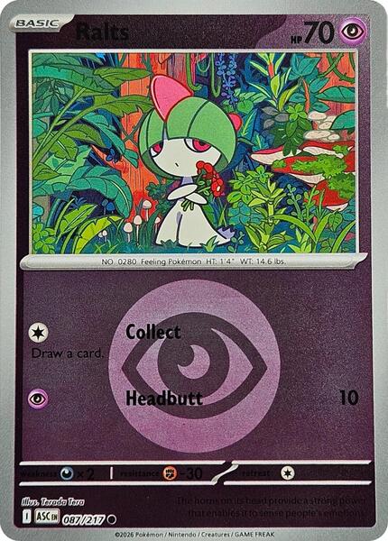 Ralts (Energy Symbol Pattern)-#087/217-Standard