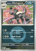 Galarian Obstagoon - 132/217 (Energy Symbol Pattern)-#132/217-Reverse Holofoil