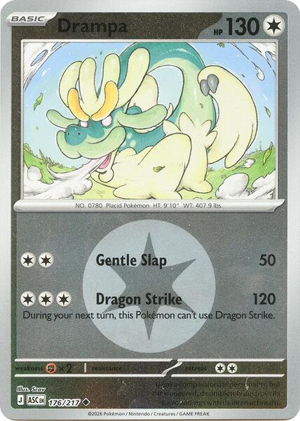 Drampa (Energy Symbol Pattern)-#176/217-Reverse Holofoil