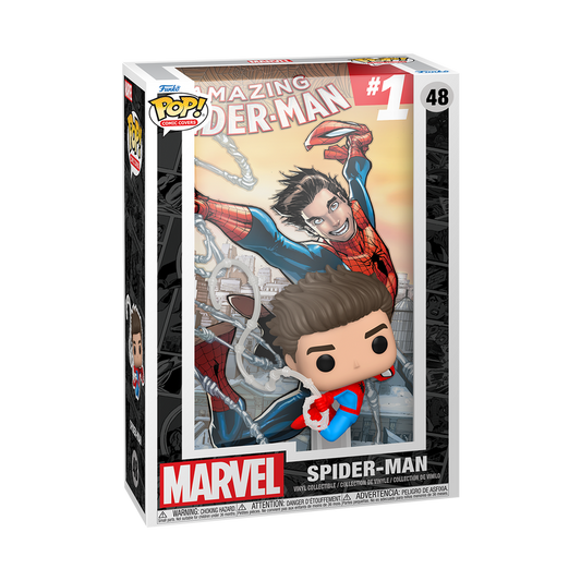 The Amazing Spider-Man #1 Funko Pop! Comic Cover Figure #48 with Case