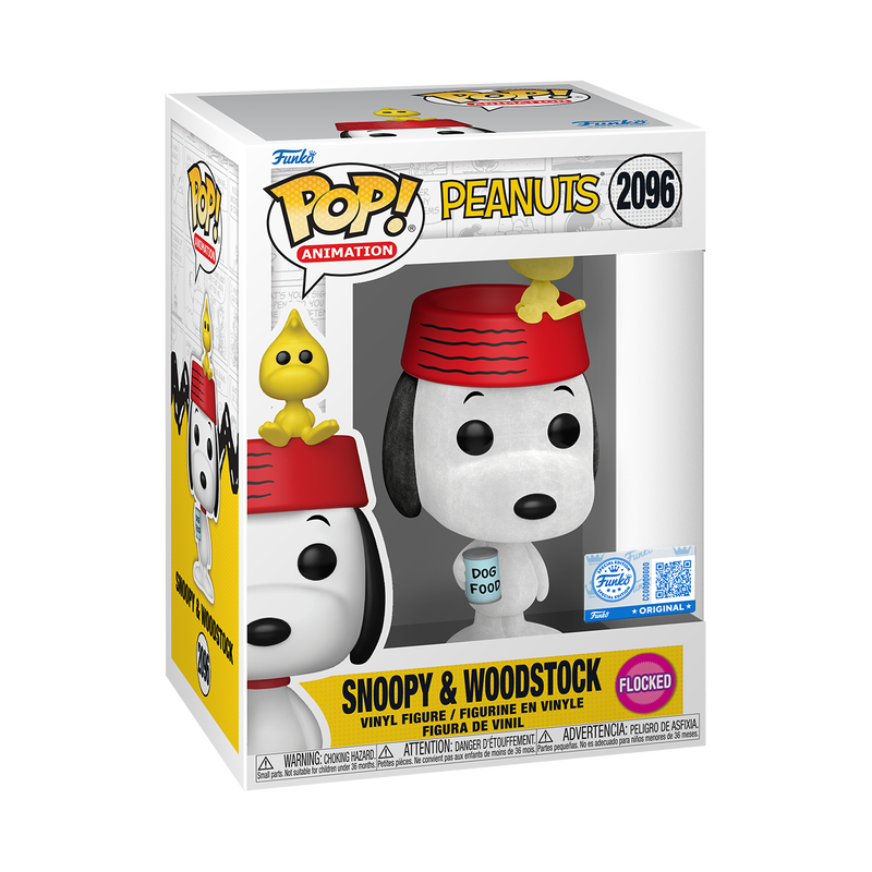 Pop! Snoopy & Woodstock (Flocked)
