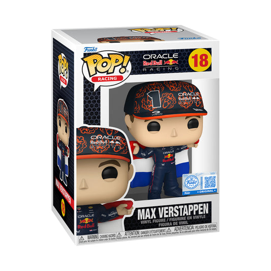 Funko Pop! Racing: Red Bull Racing - Max Verstappen with Dutch Flag (Special Edition)