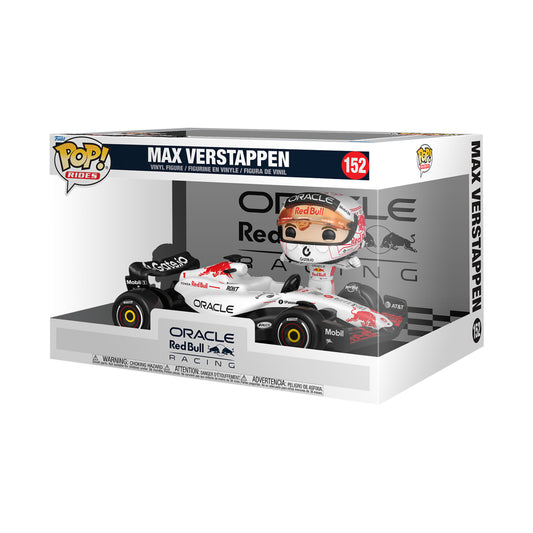 Funko Pop! Rides Super Deluxe: Red Bull Racing - Max Verstappen (White)