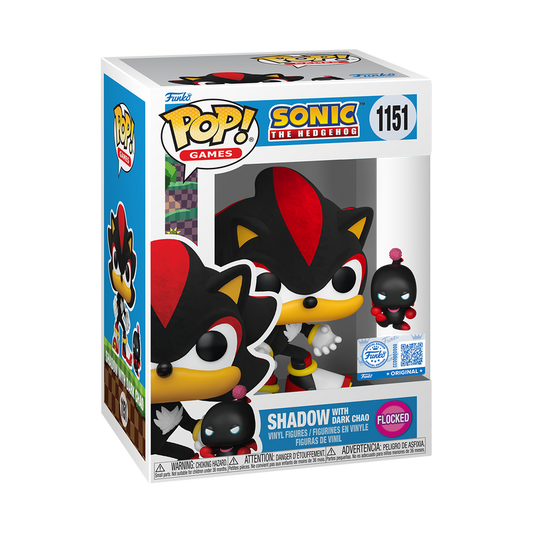 Pop! & Buddy Shadow with Dark Chao (Flocked)