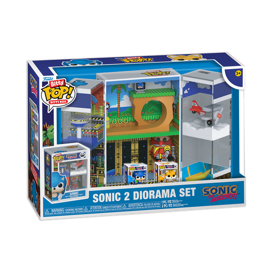 Bitty Pop! Bitty Box Sonic 2 Diorama Set