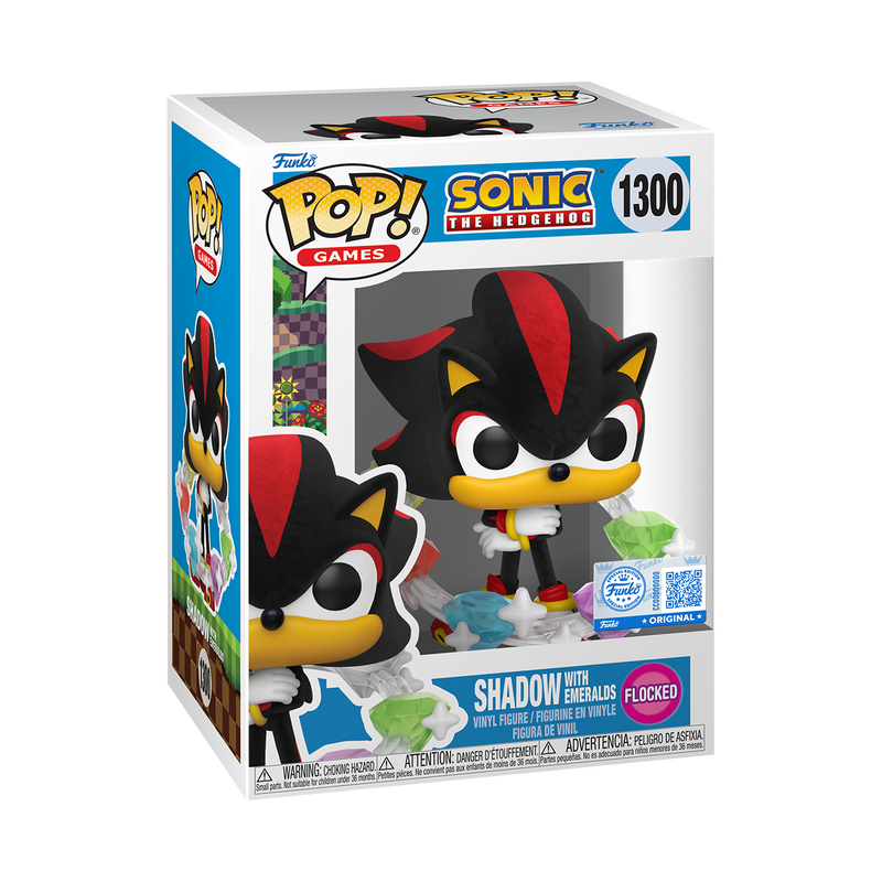 Funko Pop! Shadow with Emeralds (Flocked)