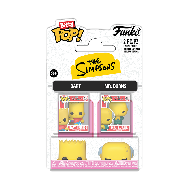 Bitty Pop! Bart Simpson & Mr. Burns 2-Pack