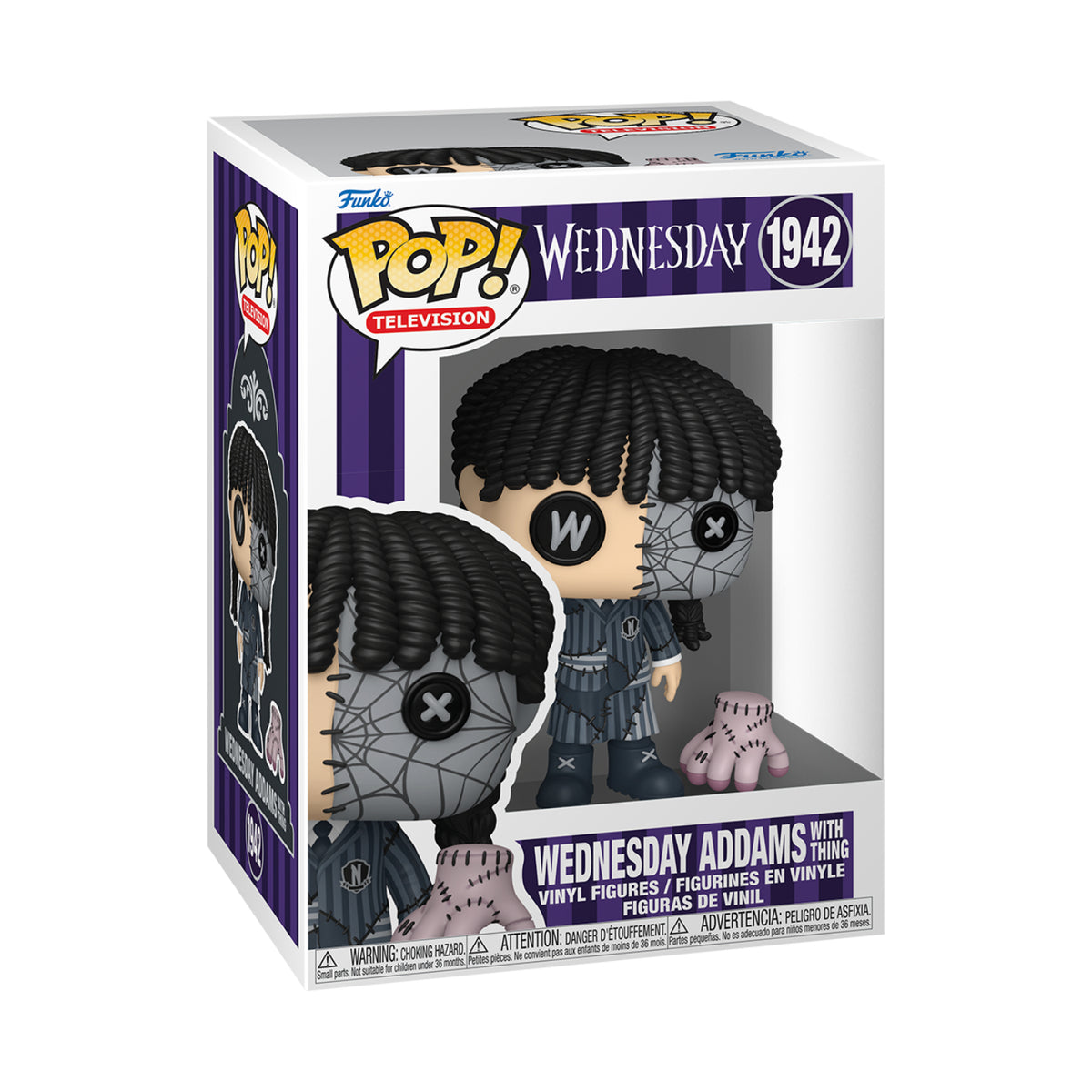 Funko Pop! Pop & Buddy Television: Wednesday - Wednesday Addams (Patchwork)