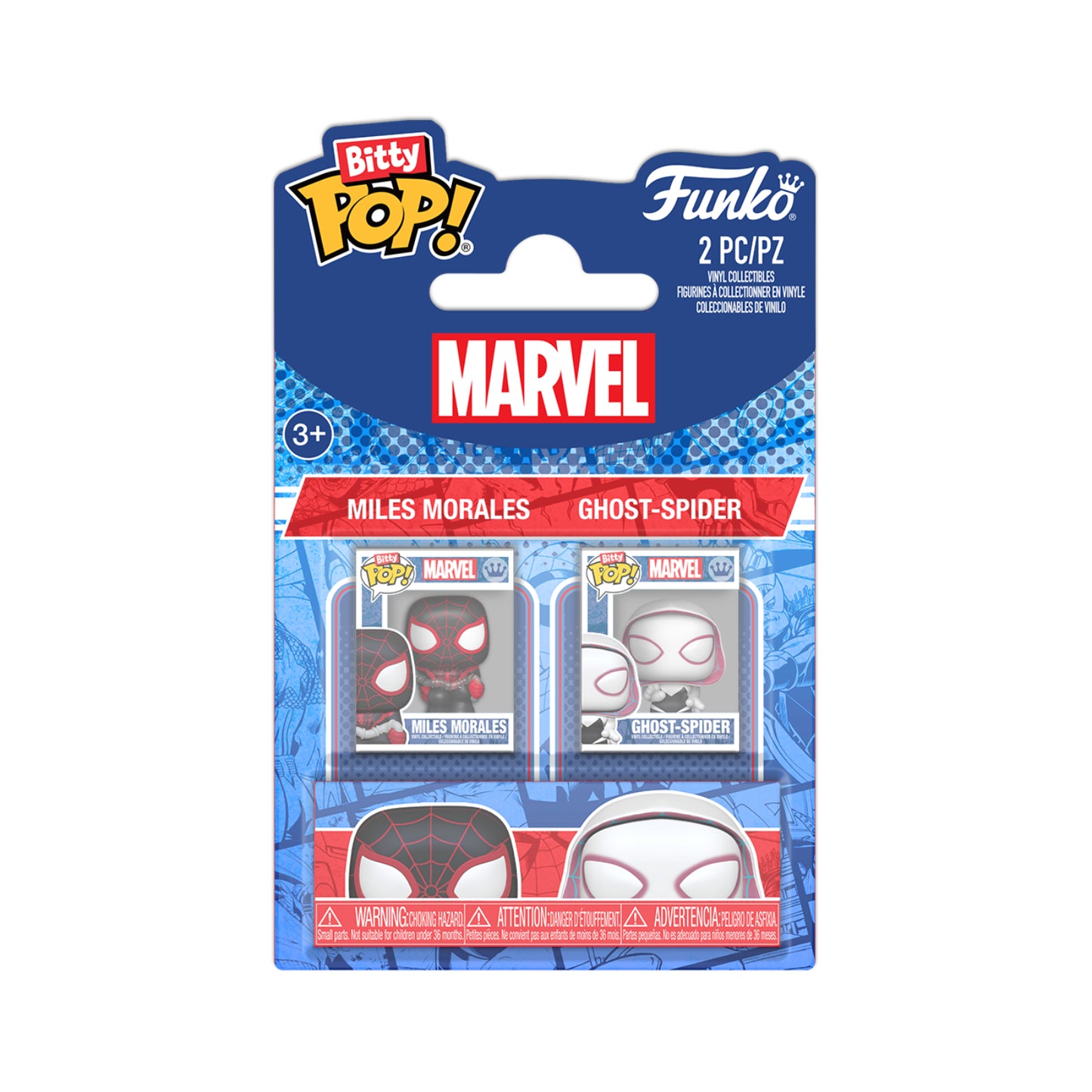 Funko Bitty Pop!: Marvel - Miles Morales & Ghost-Spider 2 Pack