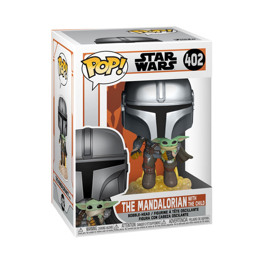 Star Wars The Mandalorian - The Mandalorian Flying With Jet Pack