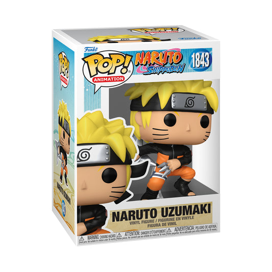 Animation: Naruto Shippuden - Naruto Uzumaki with Kunai & Shuriken
