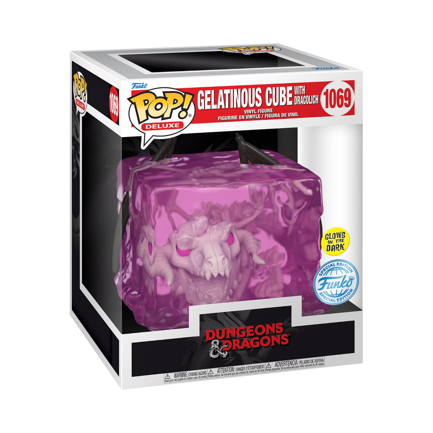 Deluxe: Dungeons & Dragons - Gelatinous Cube With Dracolich (Special Edition)(Glows In The Dark)