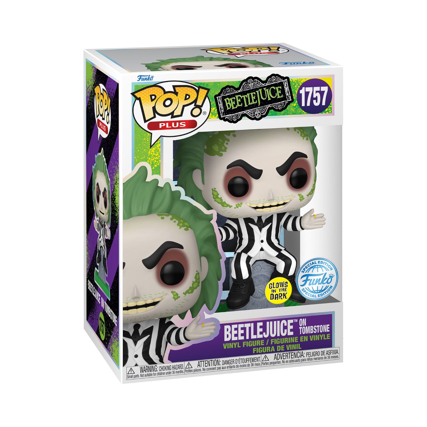 Plus: Beetlejuice - Beetlejuice On Tombstone (Special Edition)(Glows In The Dark)