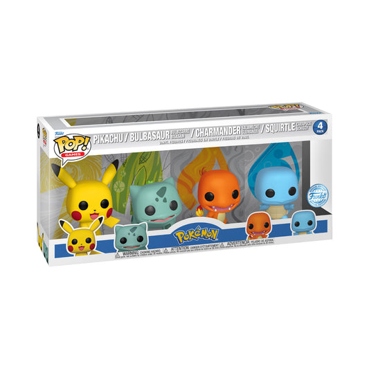 Games: Pokemon - Pikachu / Bulbasaur / Charmander / Squirtle 4 Pack