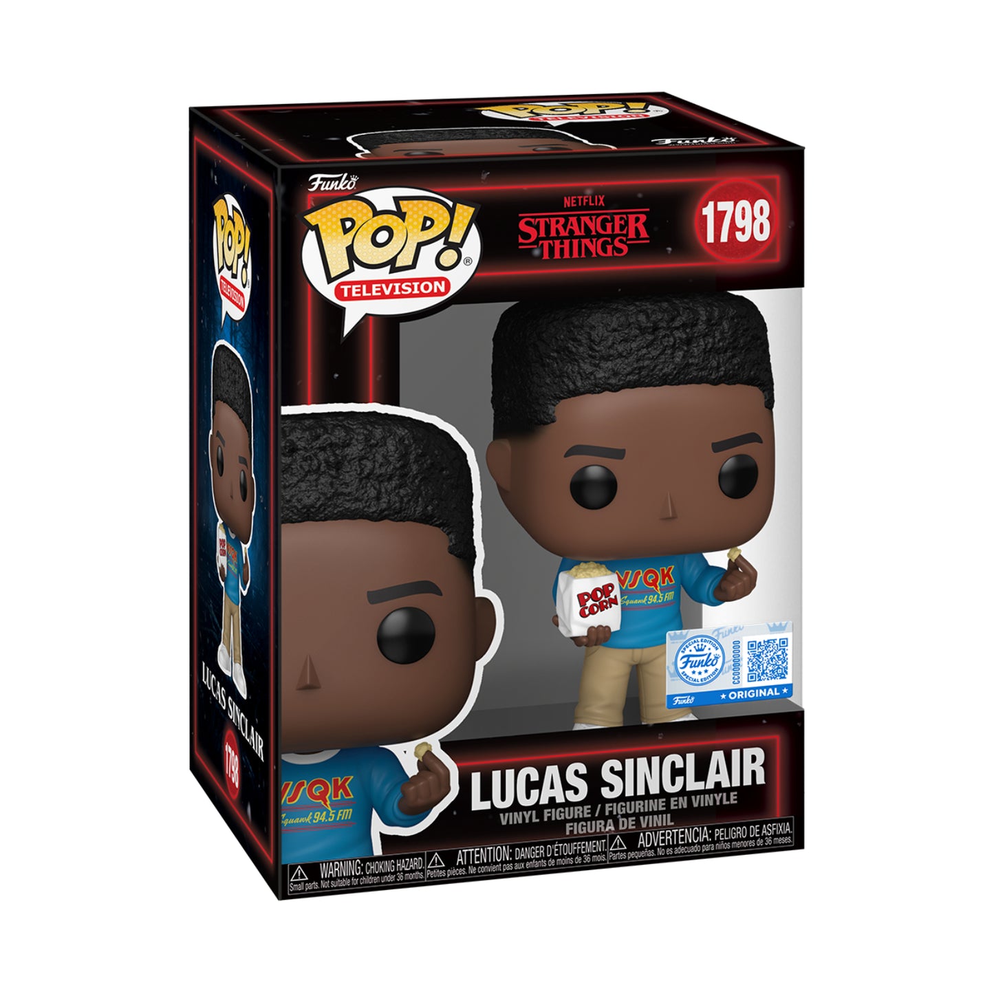 Funko Pop! Television: Netflix Stranger Things - Lucas Sinclair(Secial Edition)