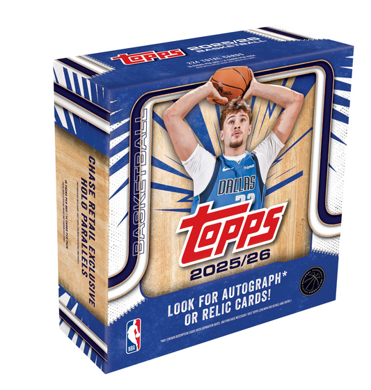 Topps 2025-26 NBA Basketball Trading Cards (Mega Box)