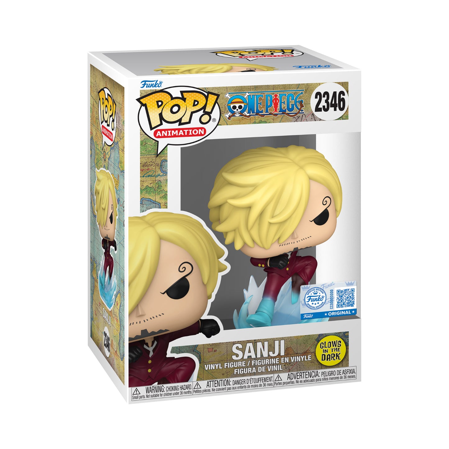 Funko Pop! Animation: One Piece - Sanji (Glow)(Special Edition)