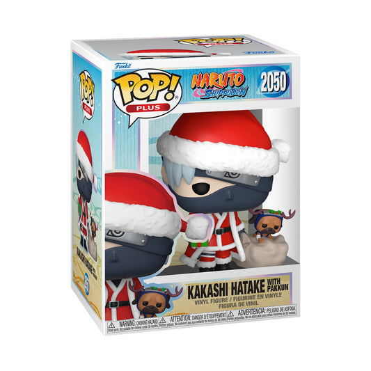 Funko Pop! Plus: Naruto Shippuden - Kakashi Hatake with Pakkun (Holiday Outfit)