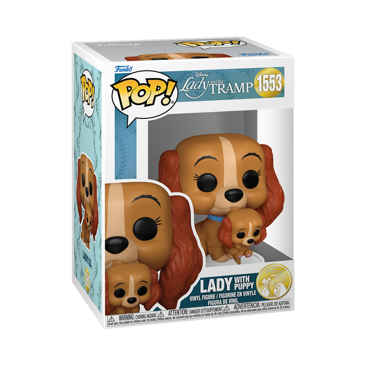 Funko Pop! Disney: Lady And The Tramp - Lady With Puppy