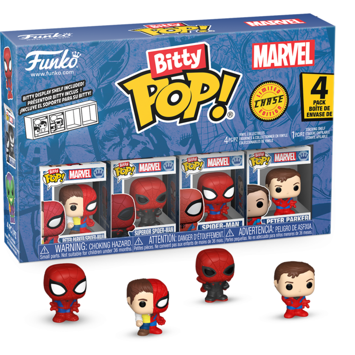 Funko Bitty Pop!: Spider-Man - Series 4 4 Pack