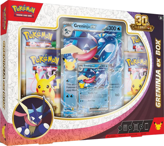 Pokémon TCG: 30th Celebration - ex Box (Greninja)